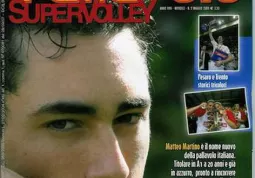 Matteo Martino sulla copertina di Supervolley